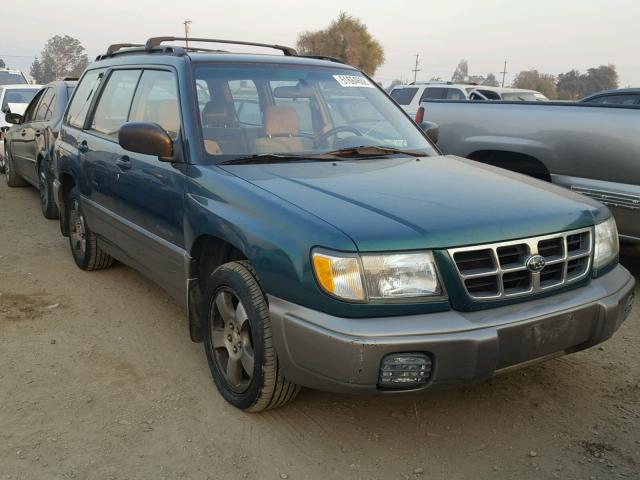 JF1SF6554YG705570 - 2000 SUBARU FORESTER S GREEN photo 1