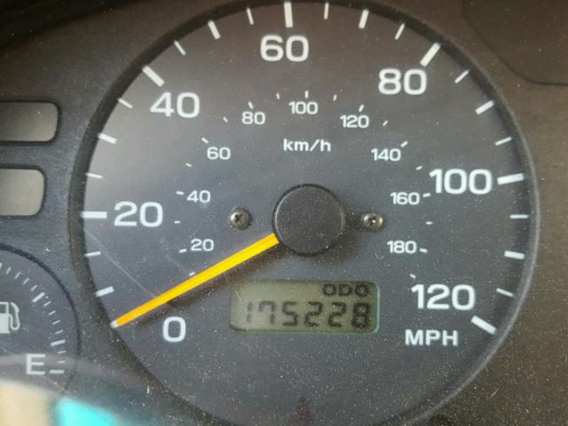 JF1SF6554YG705570 - 2000 SUBARU FORESTER S GREEN photo 8