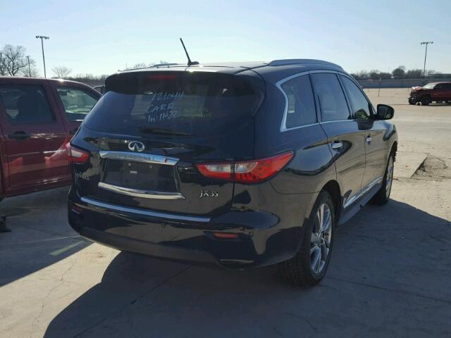 5N1AL0MN2DC332734 - 2013 INFINITI JX35 BASE BLACK photo 4