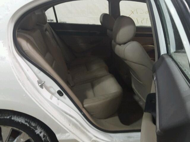 2HGFA16989H329350 - 2009 HONDA CIVIC EXL თეთრი ფოტო 6