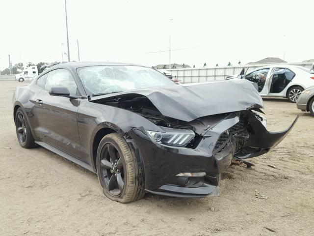 1FA6P8AMXF5429864 - 2015 FORD MUSTANG BLACK photo 1