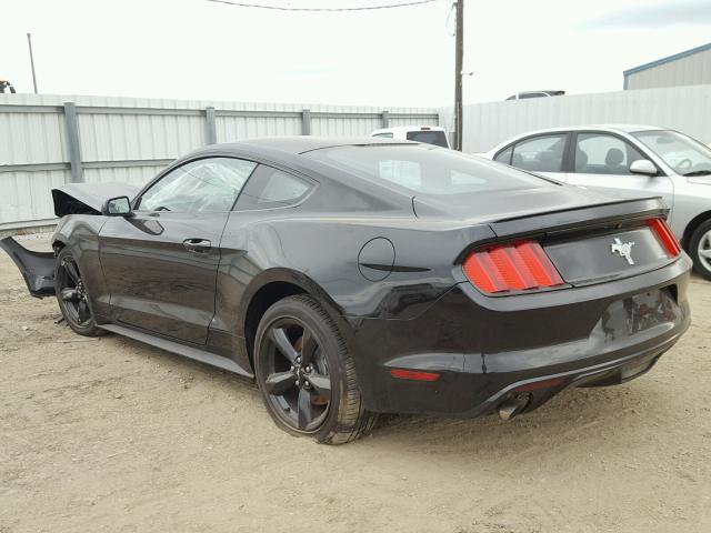 1FA6P8AMXF5429864 - 2015 FORD MUSTANG BLACK photo 3