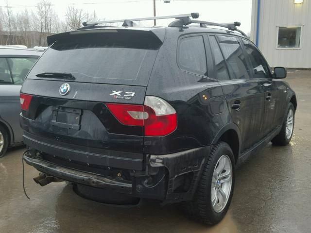 WBXPA934X4WC34038 - 2004 BMW X3 3.0I BLACK photo 4