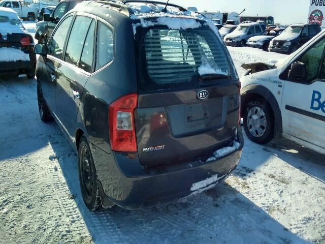 KNAFG525787220411 - 2008 KIA RONDO BASE GRAY photo 3