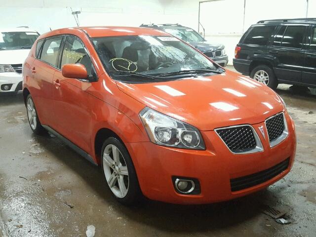 5Y2SP6E06AZ402733 - 2010 PONTIAC VIBE ORANGE photo 1