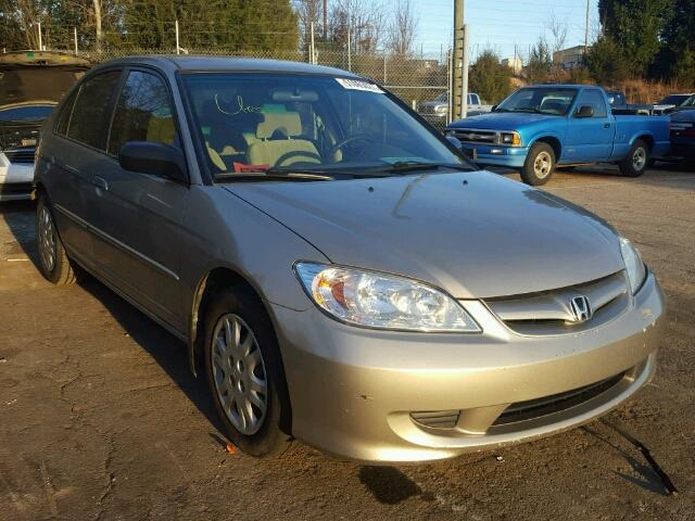 2HGES16524H639735 - 2004 HONDA CIVIC LX TAN photo 1