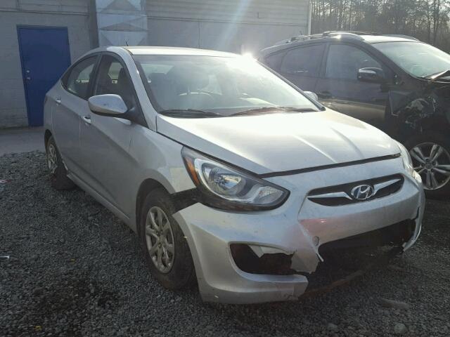 KMHCT4AE9EU726540 - 2014 HYUNDAI ACCENT GLS SILVER photo 1