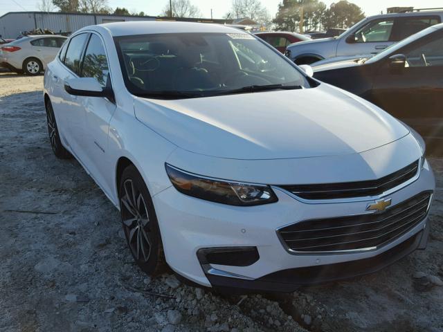 1G1ZF5SX7GF196130 - 2016 CHEVROLET MALIBU LT WHITE photo 1