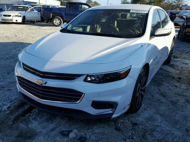 1G1ZF5SX7GF196130 - 2016 CHEVROLET MALIBU LT WHITE photo 2