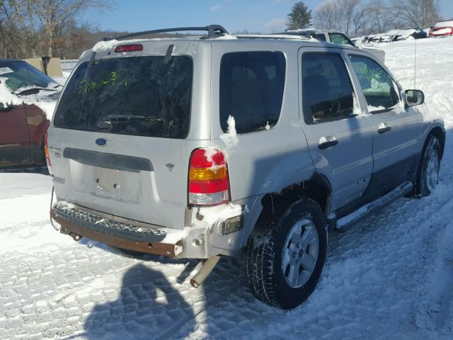 1FMYU93166KA25204 - 2006 FORD ESCAPE XLT SILVER photo 4