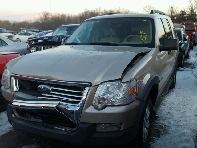 1FMEU73E76UB63638 - 2006 FORD EXPLORER X TAN photo 2