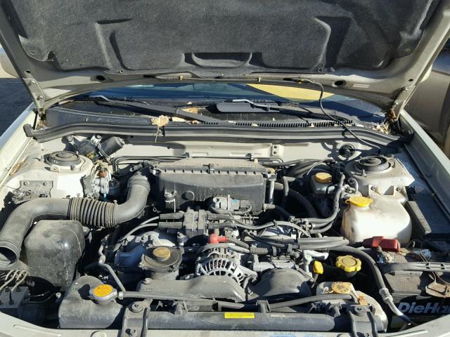 JF1SF655X1G713775 - 2001 SUBARU FORESTER S GREEN photo 7