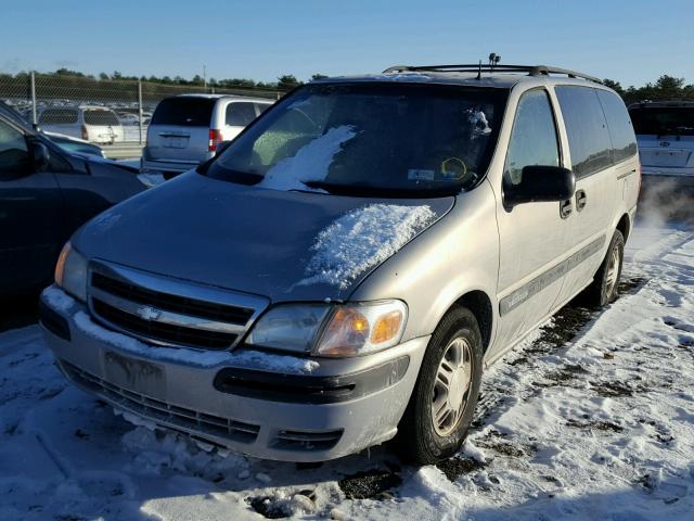 1GNDX03E01D117759 - 2001 CHEVROLET VENTURE SILVER photo 2