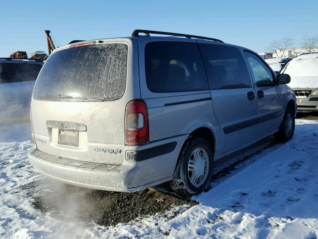 1GNDX03E01D117759 - 2001 CHEVROLET VENTURE SILVER photo 4