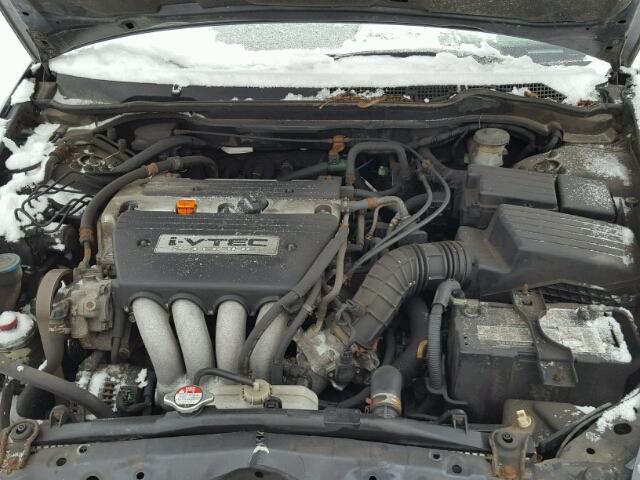 1HGCM72654A801648 - 2004 HONDA ACCORD EX CHARCOAL photo 7