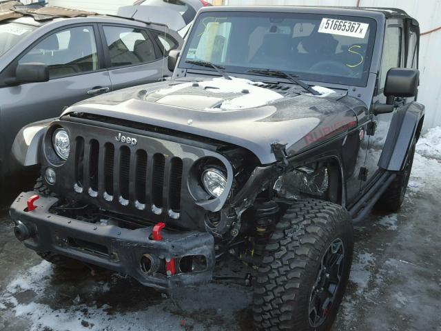 1C4BJWCG7HL524273 - 2017 JEEP WRANGLER R GRAY photo 2