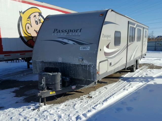 4YDT33223FT414866 - 2015 KEYSTONE PASSPORT WHITE photo 2