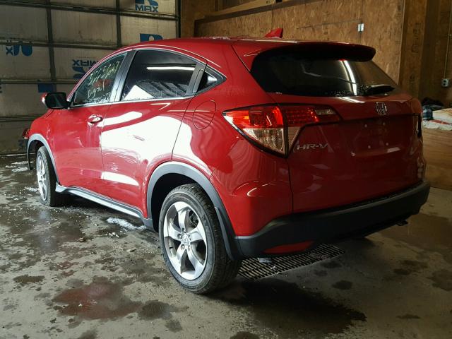 3CZRU6H51HM721817 - 2017 HONDA HR-V EX RED photo 3