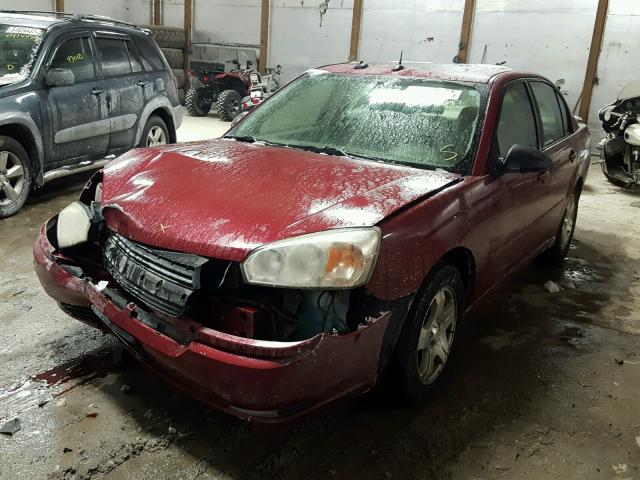 1G1ZU54824F192347 - 2004 CHEVROLET MALIBU LT MAROON photo 2