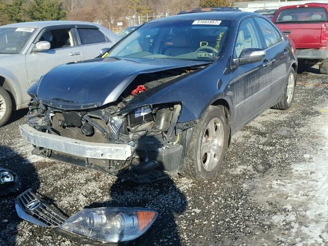 JH4KB16596C006154 - 2006 ACURA RL GRAY photo 2