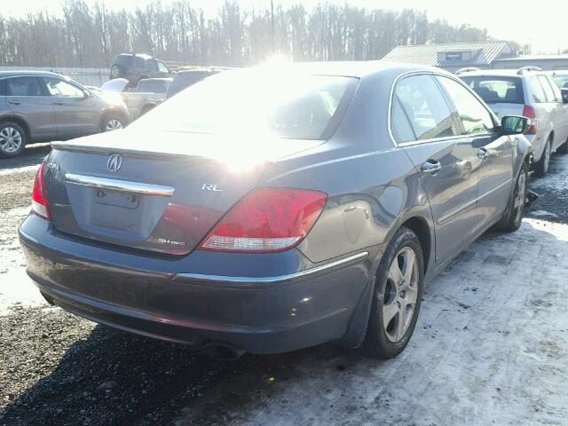 JH4KB16596C006154 - 2006 ACURA RL GRAY photo 4