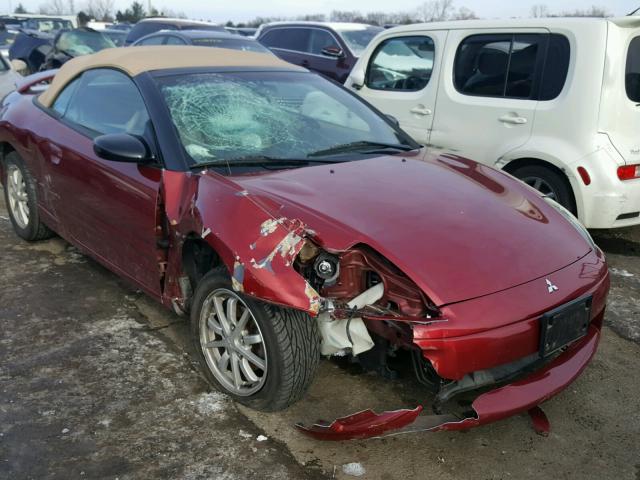 4A3AE45G32E014660 - 2002 MITSUBISHI ECLIPSE SP RED photo 1