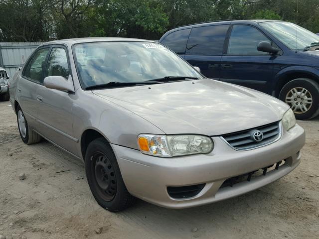 2T1BR12E51C493954 - 2001 TOYOTA COROLLA CE GOLD photo 1