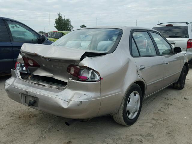 2T1BR12E51C493954 - 2001 TOYOTA COROLLA CE GOLD photo 4