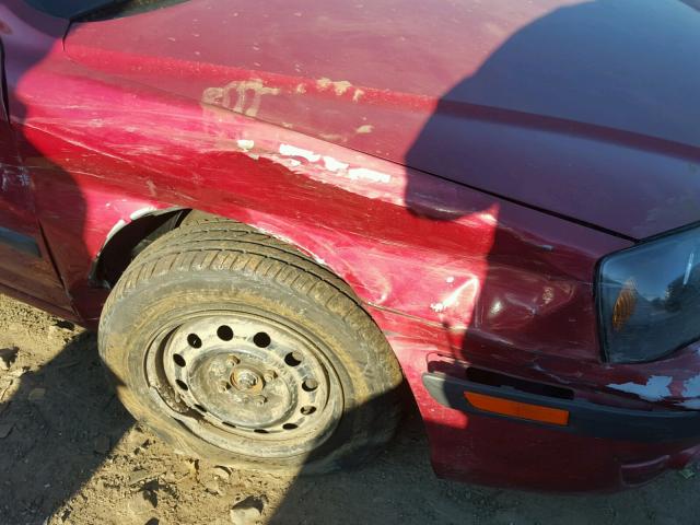 KMHDN46D94U763455 - 2004 HYUNDAI ELANTRA GL RED photo 9