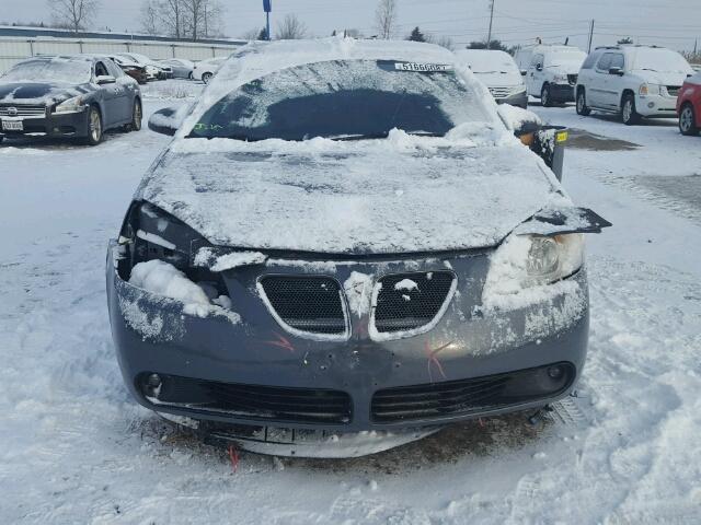 1G2ZG57N684103479 - 2008 PONTIAC G6 BASE GRAY photo 9