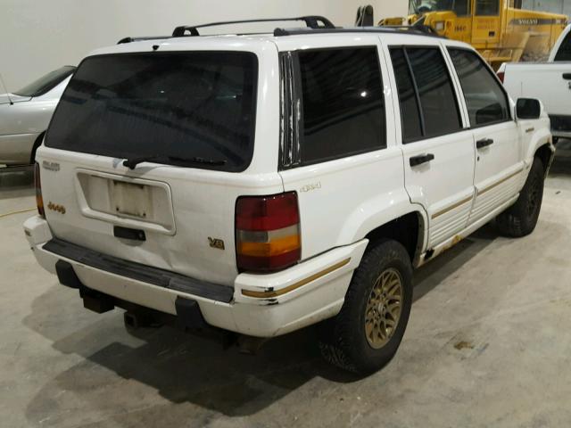 1J4GZ78Y7SC616331 - 1995 JEEP GRAND CHER WHITE photo 4