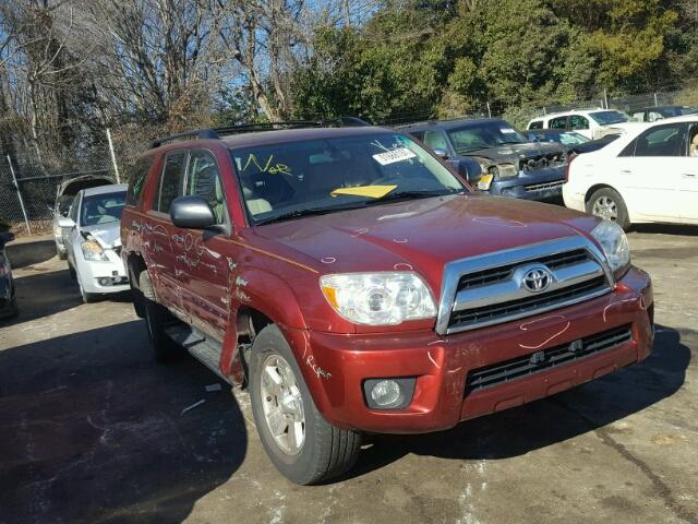 JTEZU14R468065563 - 2006 TOYOTA 4RUNNER SR RED photo 1