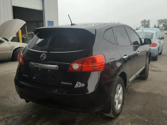 JN8AS5MT6DW522526 - 2013 NISSAN ROGUE S BLACK photo 4