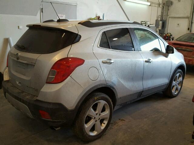 KL4CJFSB0FB046768 - 2015 BUICK ENCORE CON SILVER photo 4