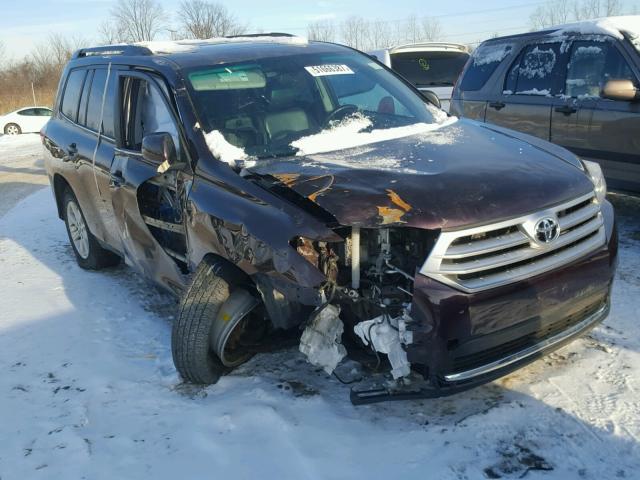 5TDBK3EH4DS239248 - 2013 TOYOTA HIGHLANDER BROWN photo 1