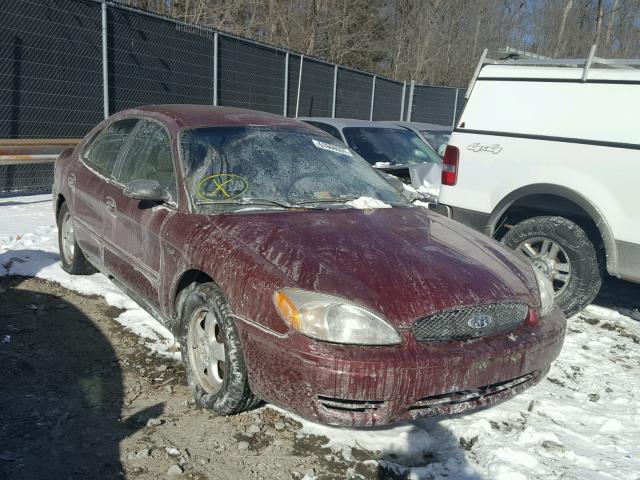 1FAFP53U36A261505 - 2006 FORD TAURUS SE RED photo 1