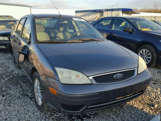 1FAFP34N76W212368 - 2006 FORD FOCUS ZX4 GRAY photo 1