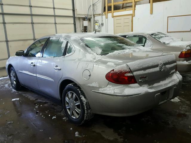 2G4WC582481167686 - 2008 BUICK LACROSSE C SILVER photo 3