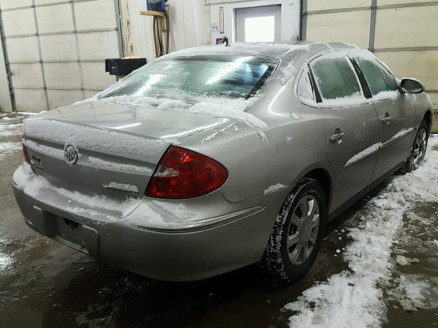 2G4WC582481167686 - 2008 BUICK LACROSSE C SILVER photo 4