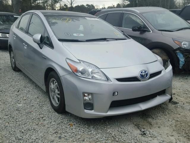 JTDKN3DU2B0280760 - 2011 TOYOTA PRIUS SILVER photo 1