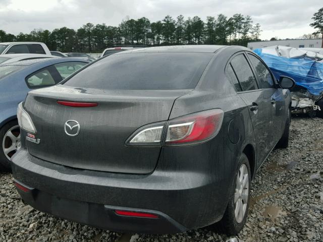 JM1BL1VF1B1368185 - 2011 MAZDA 3 I GRAY photo 4