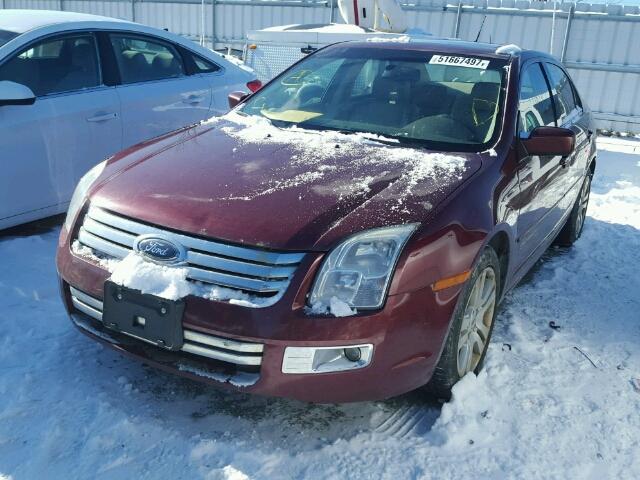 3FAHP02197R139645 - 2007 FORD FUSION SEL RED photo 2