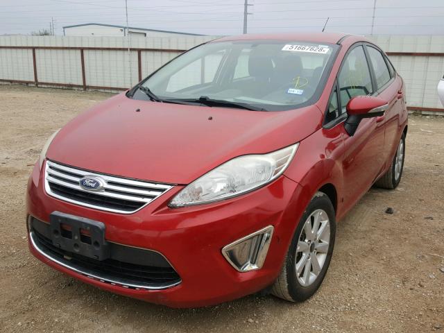 3FADP4CJ7BM180169 - 2011 FORD FIESTA SEL RED photo 2