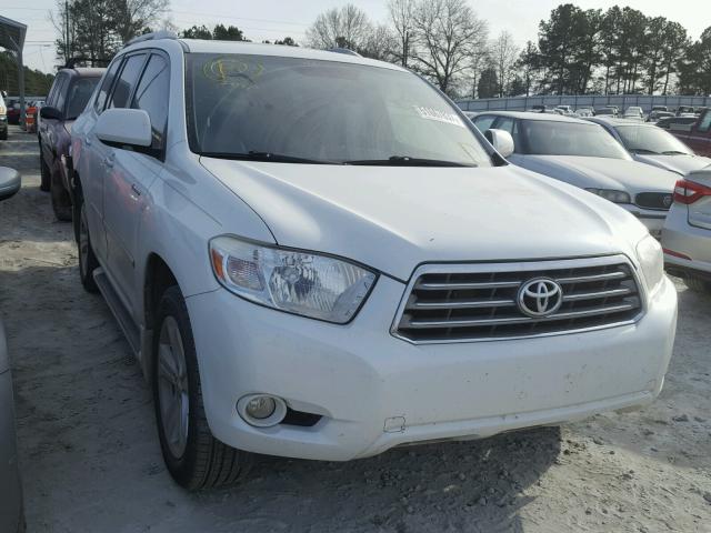 JTEDS42AX92075598 - 2009 TOYOTA HIGHLANDER WHITE photo 1