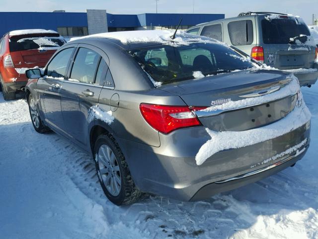 1C3CCBBB4CN227122 - 2012 CHRYSLER 200 TOURIN GRAY photo 3