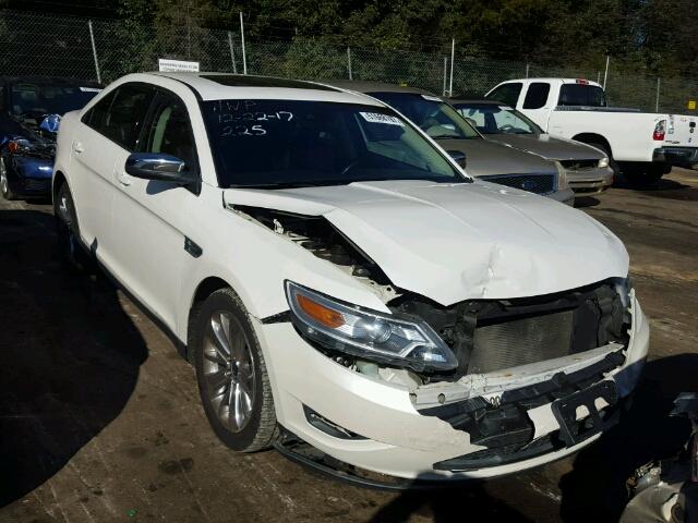 1FAHP2JW4AG155288 - 2010 FORD TAURUS LIM WHITE photo 1