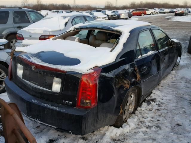 1G6DM57N130101124 - 2003 CADILLAC CTS BLACK photo 4