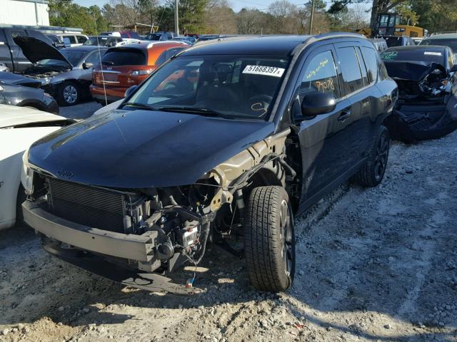 1C4NJCBA0FD126273 - 2015 JEEP COMPASS SP BLACK photo 2