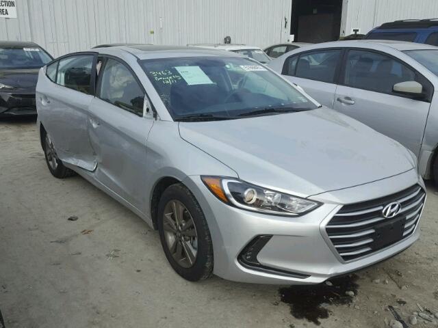 5NPD84LFXJH279186 - 2018 HYUNDAI ELANTRA SE SILVER photo 1