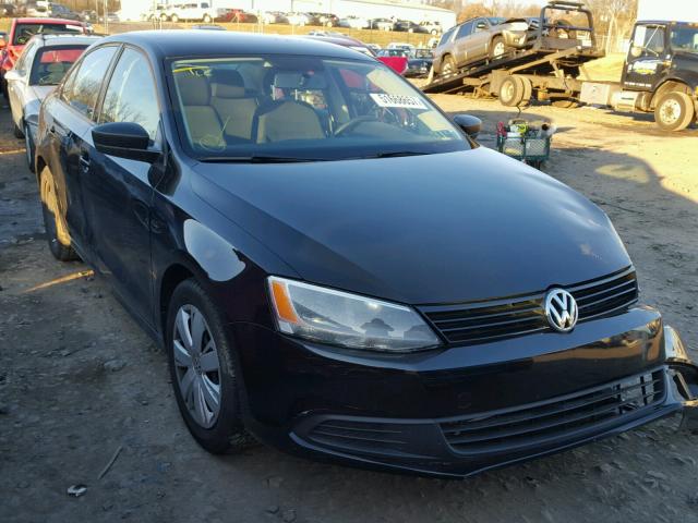 3VW2K7AJ9BM020294 - 2011 VOLKSWAGEN JETTA BASE შავი ფოტო 1